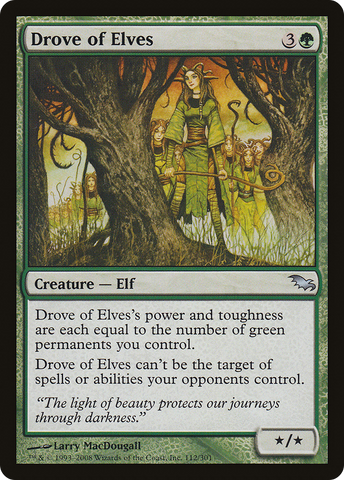 {C} Drove of Elves [Shadowmoor][SHM 112]