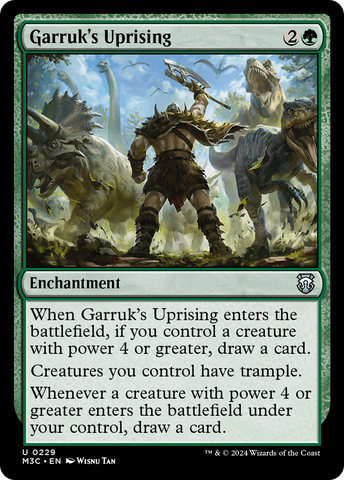 {C} Garruk's Uprising [Modern Horizons 3 Commander][M3C 229]