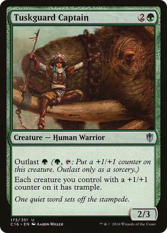 {C} Tuskguard Captain [Commander 2016][C16 173]