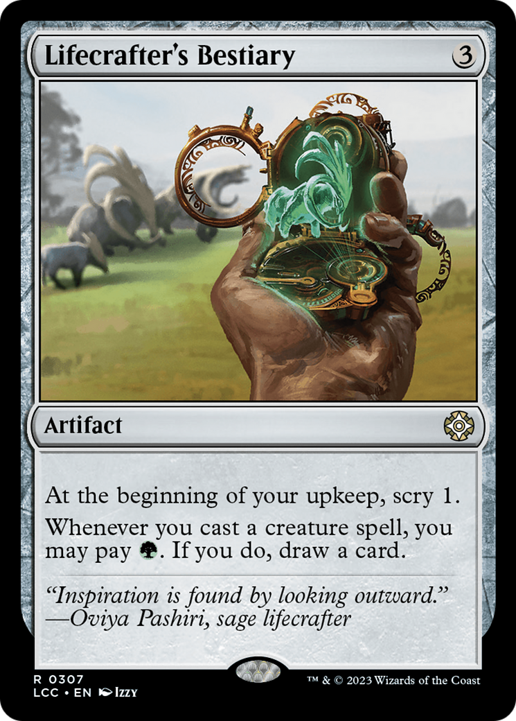 {R} Lifecrafter's Bestiary [The Lost Caverns of Ixalan Commander][LCC 307]