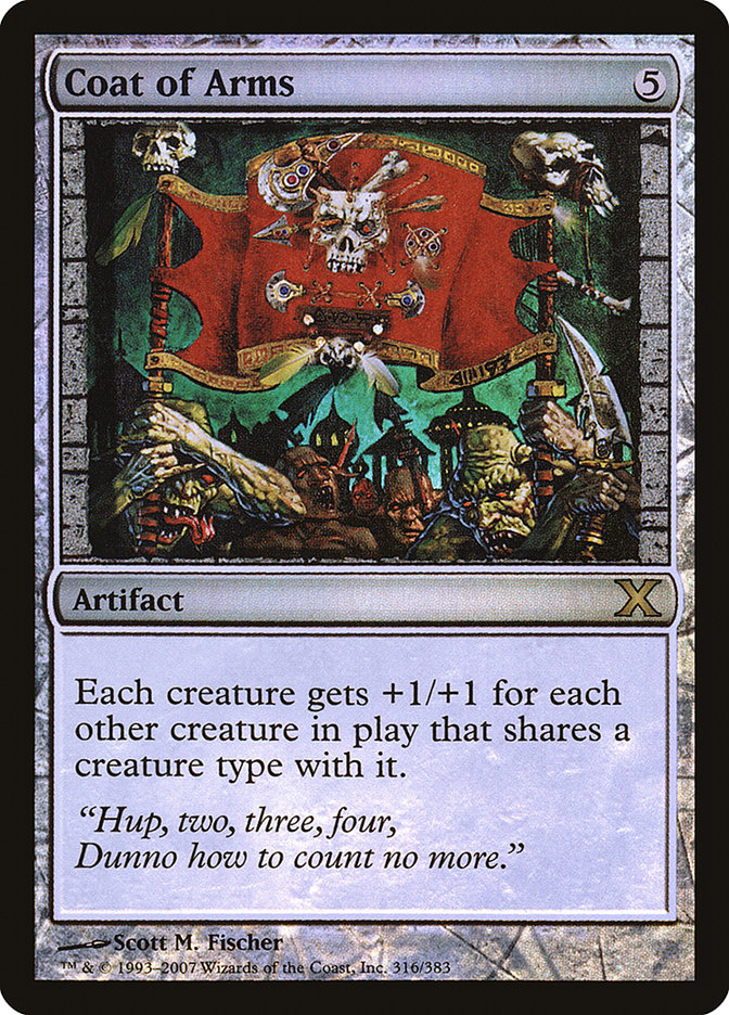 {R} Coat of Arms (Premium Foil) [Tenth Edition][FP 10E 316]