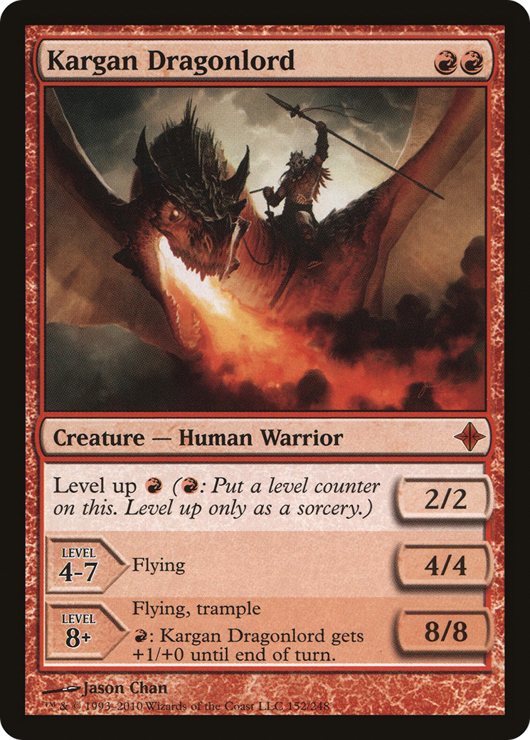 {R} Kargan Dragonlord [Rise of the Eldrazi][ROE 152]
