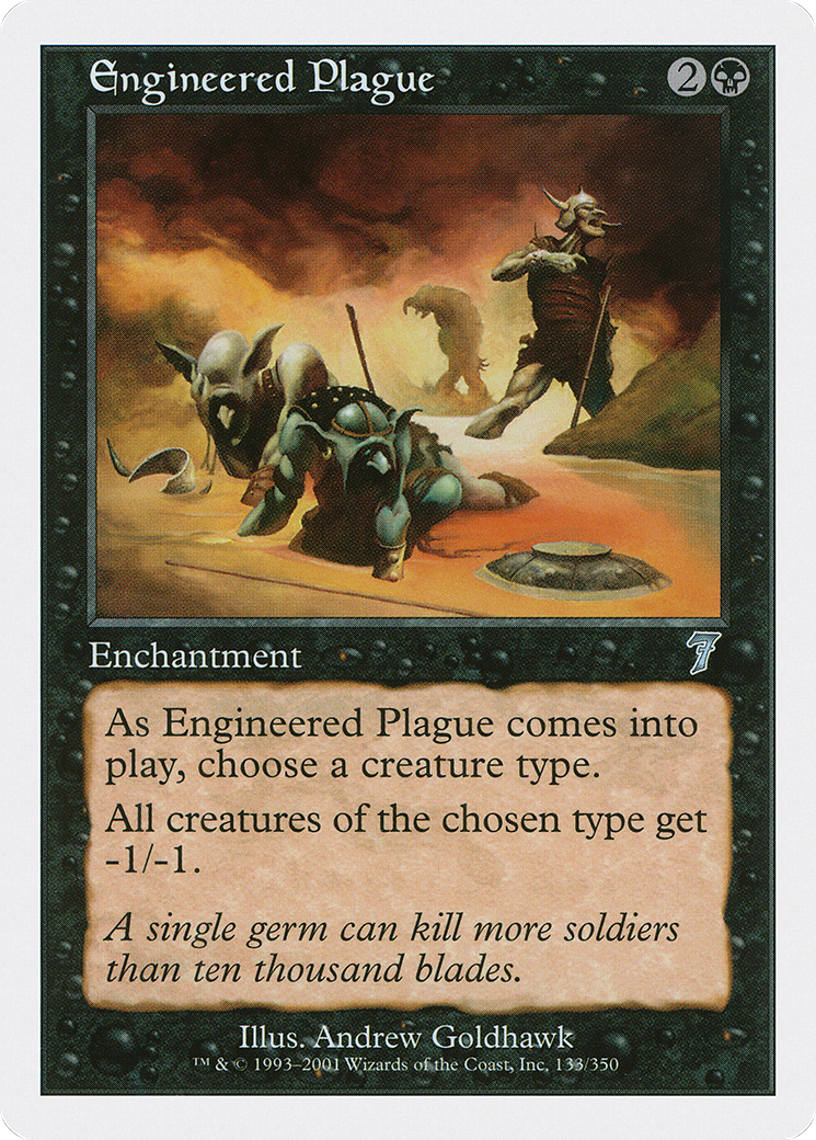 {C} Engineered Plague [Seventh Edition][7ED 133]