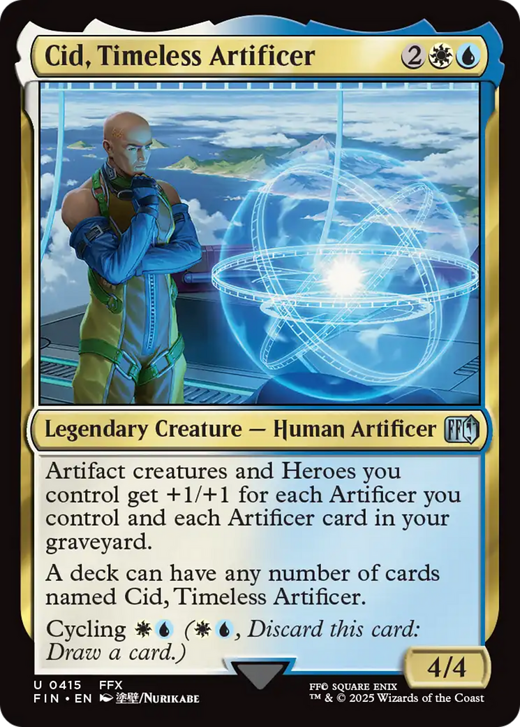 {@@FIN C} Cid, Timeless Artificer (0415) [FINAL FANTASY][FIN 415]