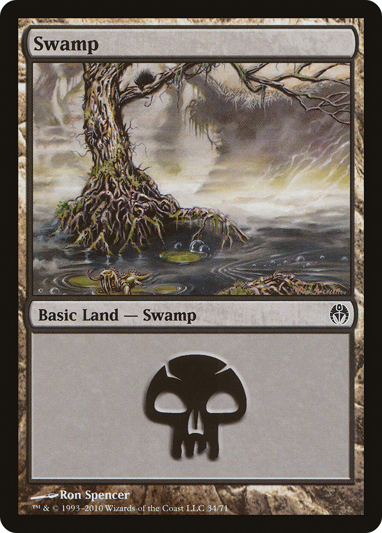 {B}[DDE 034] Swamp (34) [Duel Decks: Phyrexia vs. the Coalition]