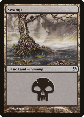{B}[DDE 034] Swamp (34) [Duel Decks: Phyrexia vs. the Coalition]
