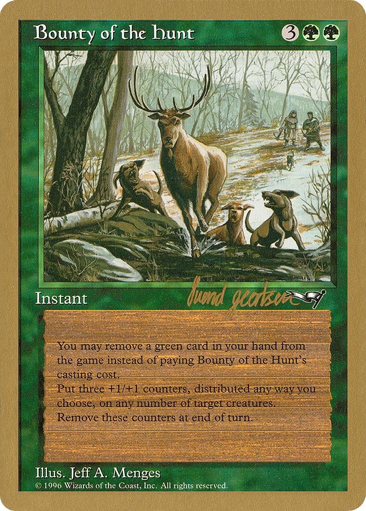 {C} Bounty of the Hunt (Svend Geertsen) [World Championship Decks 1997][GB WC97 SG85]