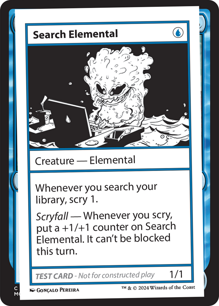 {C} Search Elemental [Mystery Booster 2 Playtest Cards][MB2 PLAYTEST]