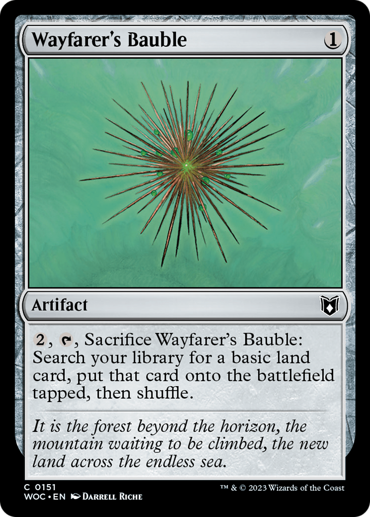 {C} Wayfarer's Bauble [Wilds of Eldraine Commander][WOC 151]