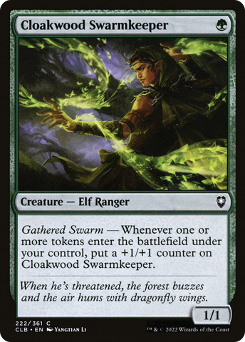 {C} Cloakwood Swarmkeeper [Commander Legends: Battle for Baldur's Gate][CLB 222]