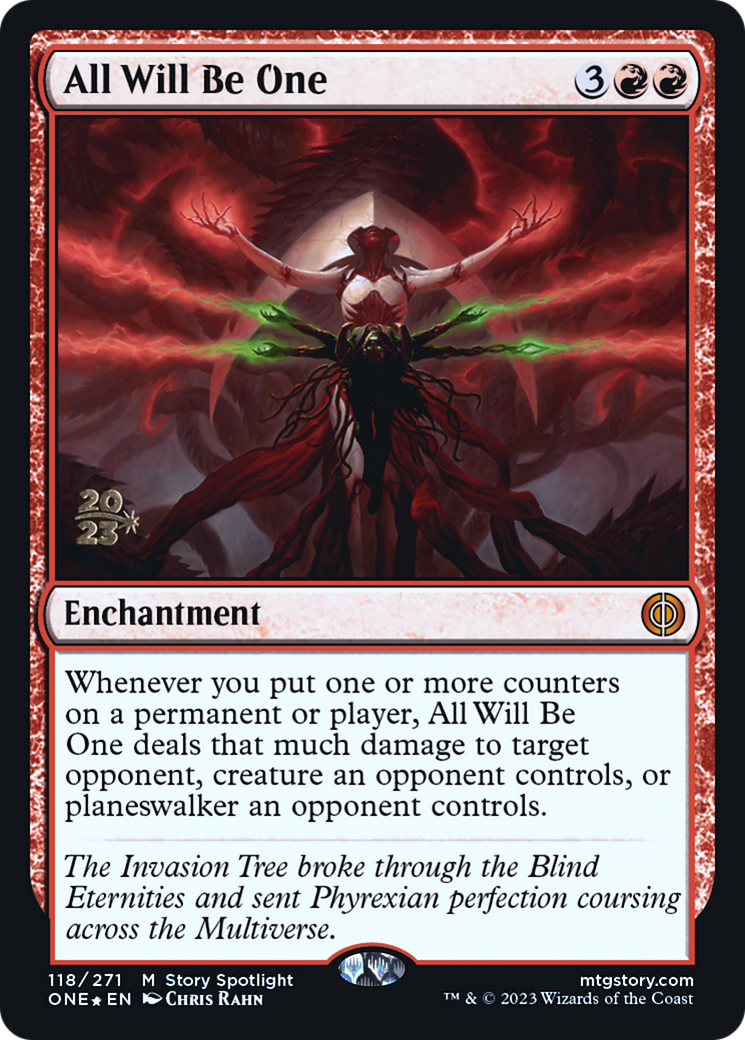 {R} All Will Be One [Phyrexia: All Will Be One Prerelease Promos][PR ONE 118]