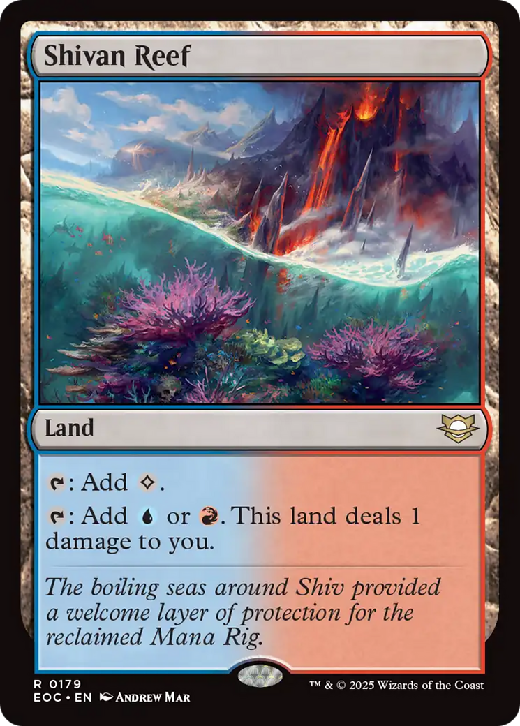 {@@ EOC R} Shivan Reef [Edge of Eternities Commander] [EOC 179]