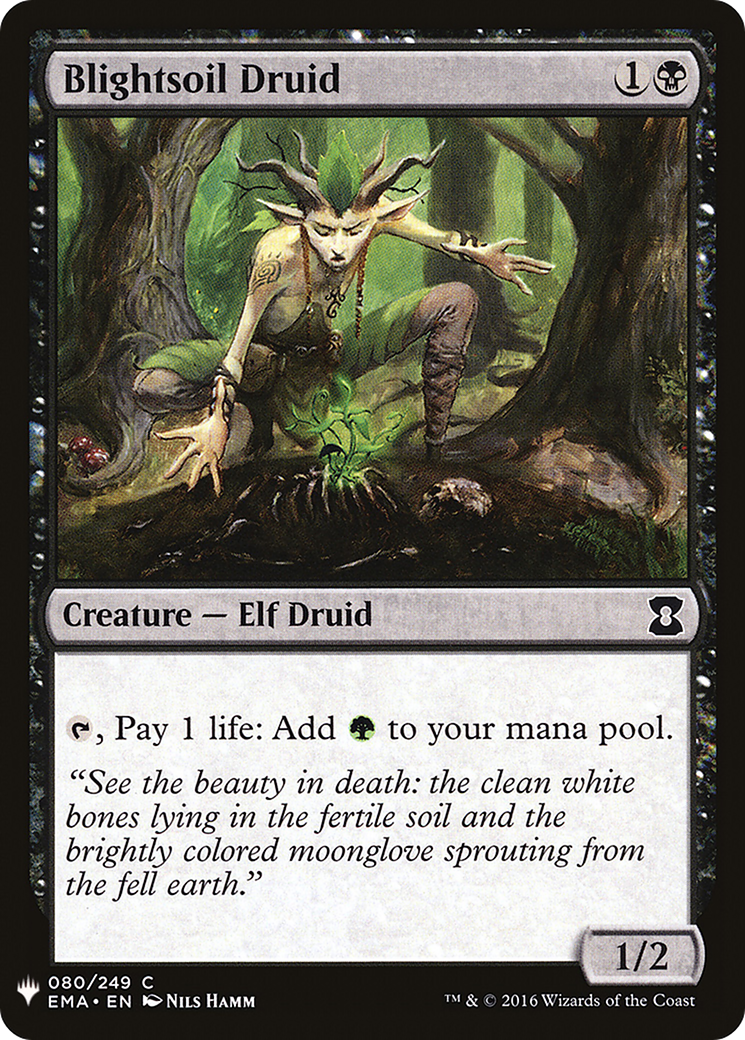 {C} Blightsoil Druid [Mystery Booster][LS EMA 080]