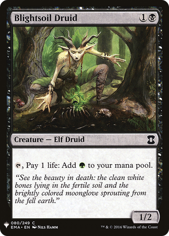 {C} Blightsoil Druid [Mystery Booster][LS EMA 080]
