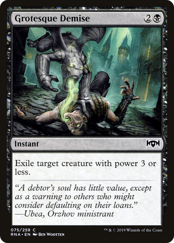 {C} Grotesque Demise [Ravnica Allegiance][RNA 075]