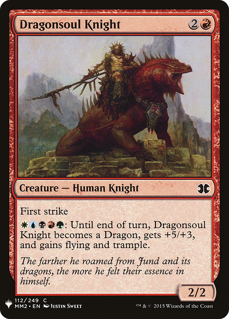 {C} Dragonsoul Knight [Mystery Booster][LS MM2 112]