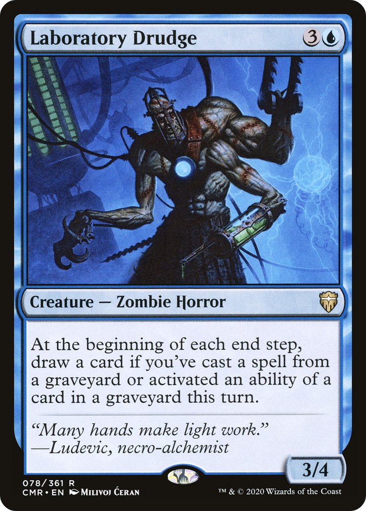 {R} Laboratory Drudge [Commander Legends][CMR 078]
