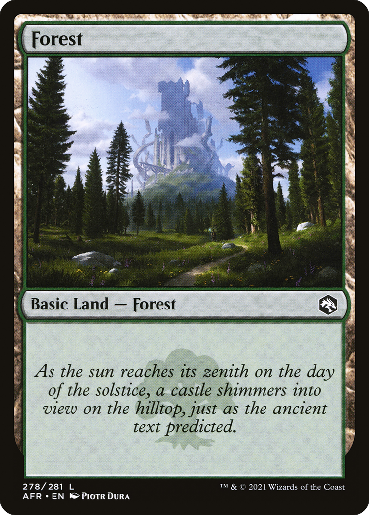 {B}[AFR 278] Forest (278) [Dungeons & Dragons: Adventures in the Forgotten Realms]