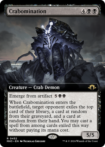 {R} Crabomination (Extended Art) [Modern Horizons 3][MH3 452]