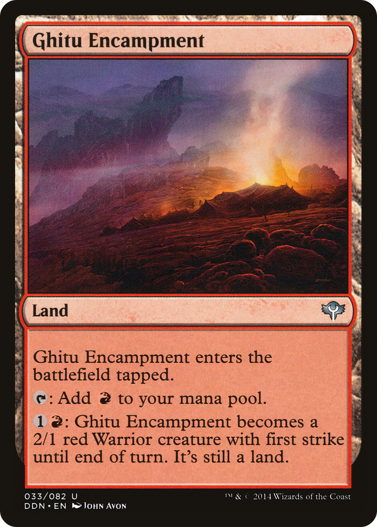 {C} Ghitu Encampment [Duel Decks: Speed vs. Cunning][DDN 033]
