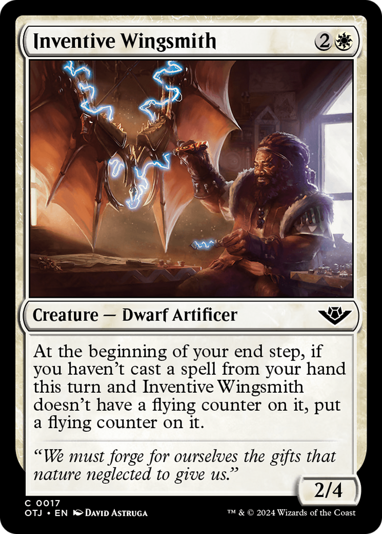 {@C} Inventive Wingsmith [Outlaws of Thunder Junction][OTJ 017]