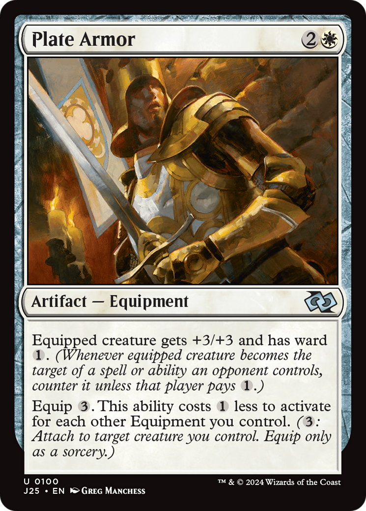 {C} Plate Armor [Foundations Jumpstart][J25 100]