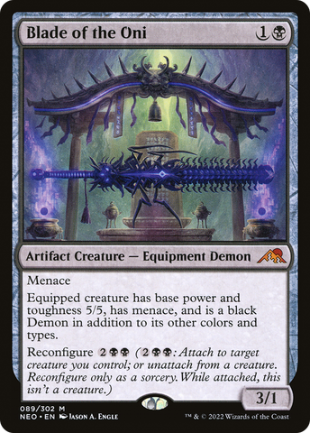 {R} Blade of the Oni [Kamigawa: Neon Dynasty][NEO 089]