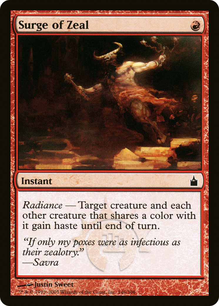 {C} Surge of Zeal [Ravnica: City of Guilds][RAV 146]