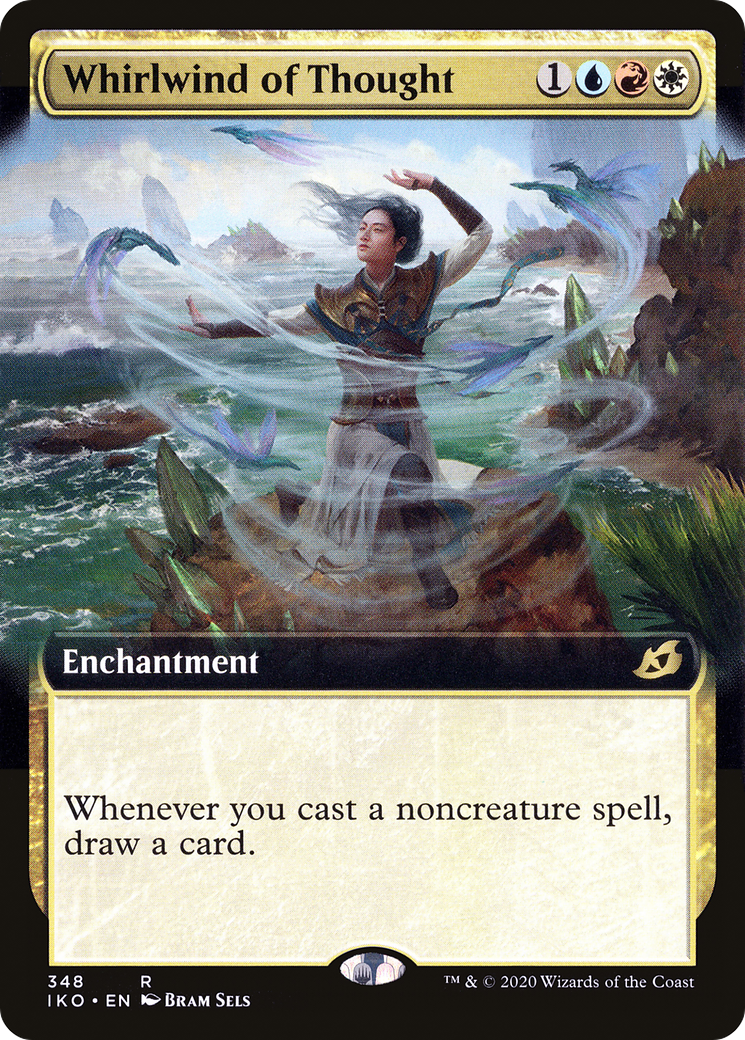 {R} Whirlwind of Thought (Extended Art) [Ikoria: Lair of Behemoths][IKO 348]