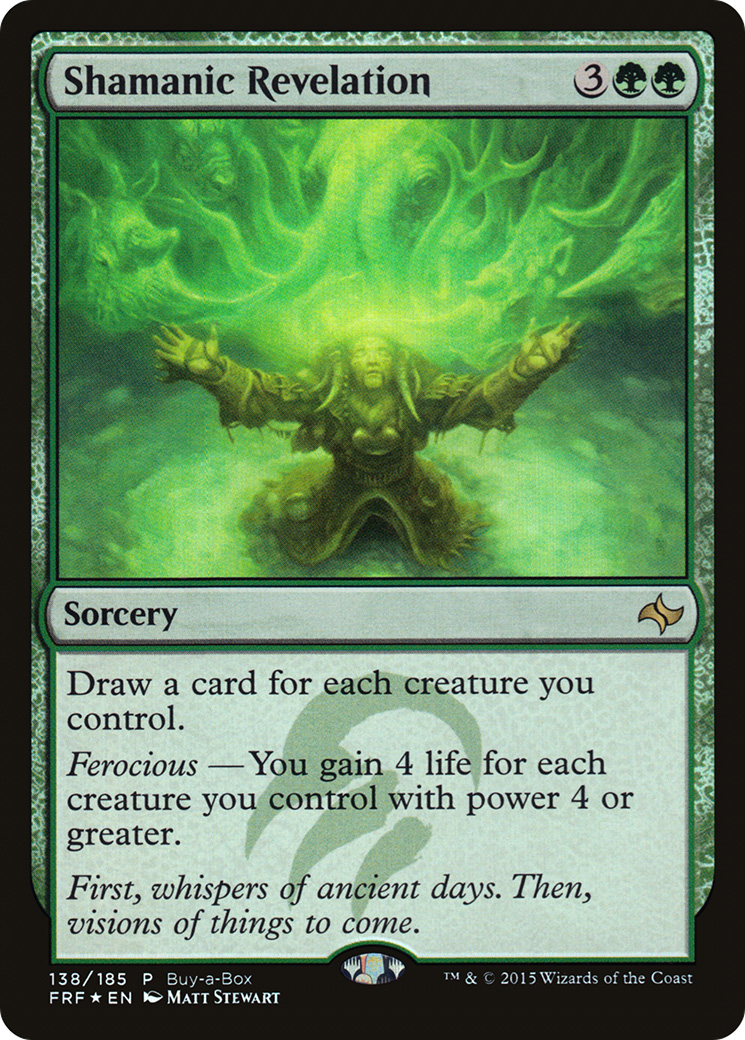 {R} Shamanic Revelation (Buy-a-box) [Fate Reforged Promos][PA FRF 138]