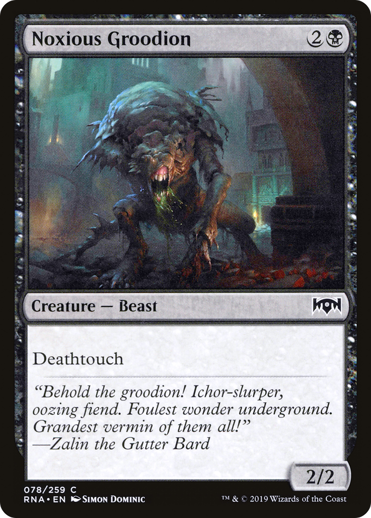 {C} Noxious Groodion [Ravnica Allegiance][RNA 078]