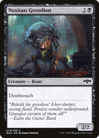 {C} Noxious Groodion [Ravnica Allegiance][RNA 078]