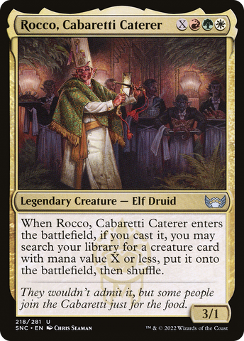 {C} Rocco, Cabaretti Caterer [Streets of New Capenna][SNC 218]