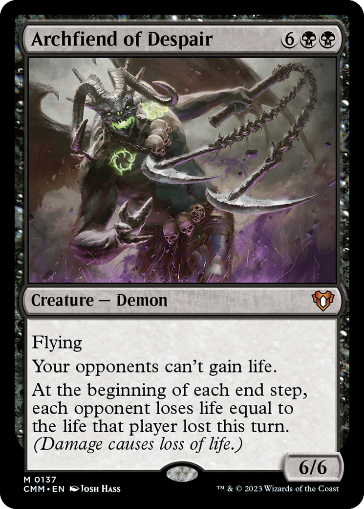 {R} Archfiend of Despair [Commander Masters][CMM 137]