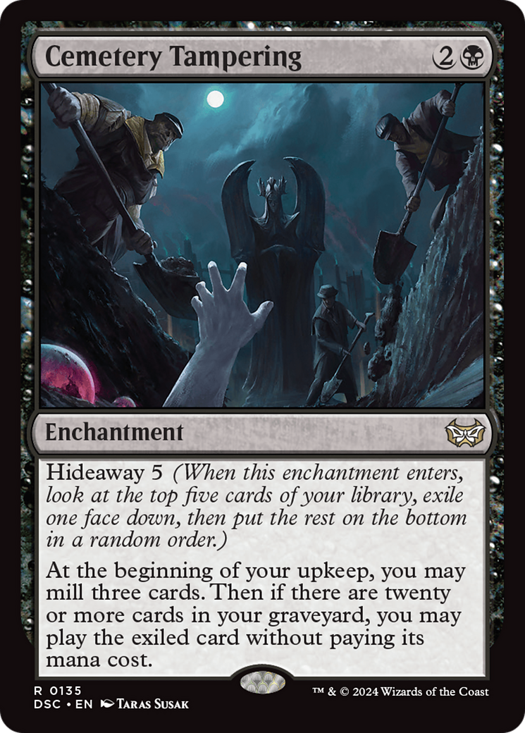 {R} Cemetery Tampering [Duskmourn: House of Horror Commander][DSC 135]