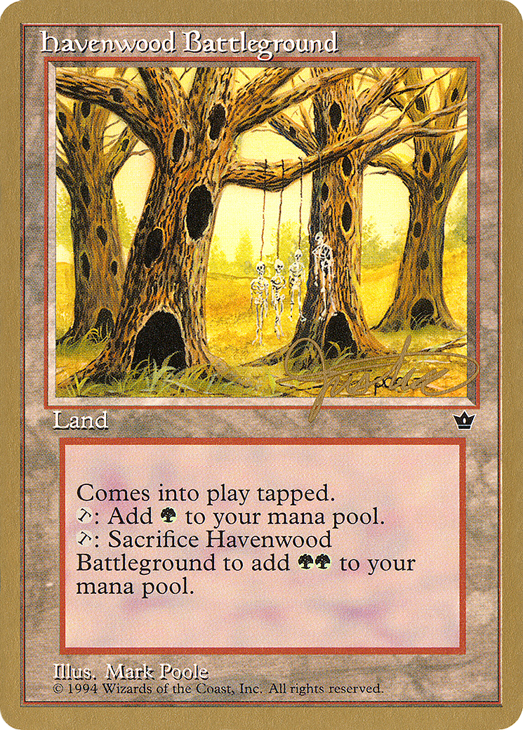 {C} Havenwood Battleground (Mark Justice) [Pro Tour Collector Set][GB PTC MJ96]