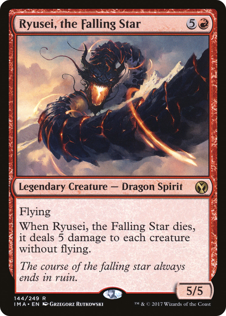 {R} Ryusei, the Falling Star [Iconic Masters][IMA 144] - Misty Mountain Games