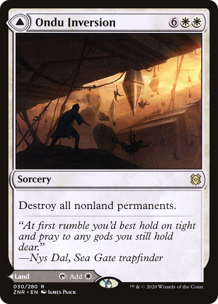 {R} Ondu Inversion // Ondu Skyruins [Zendikar Rising][ZNR 030] - Misty Mountain Games