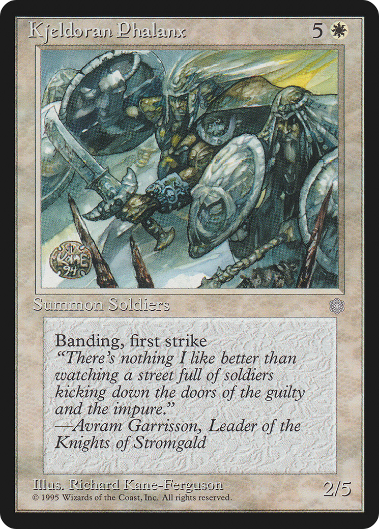 {R} Kjeldoran Phalanx [Ice Age][ICE 037]