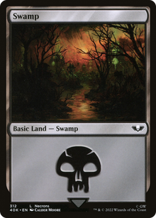 {B}[40K 312] Swamp (312) [Warhammer 40000 Commander]