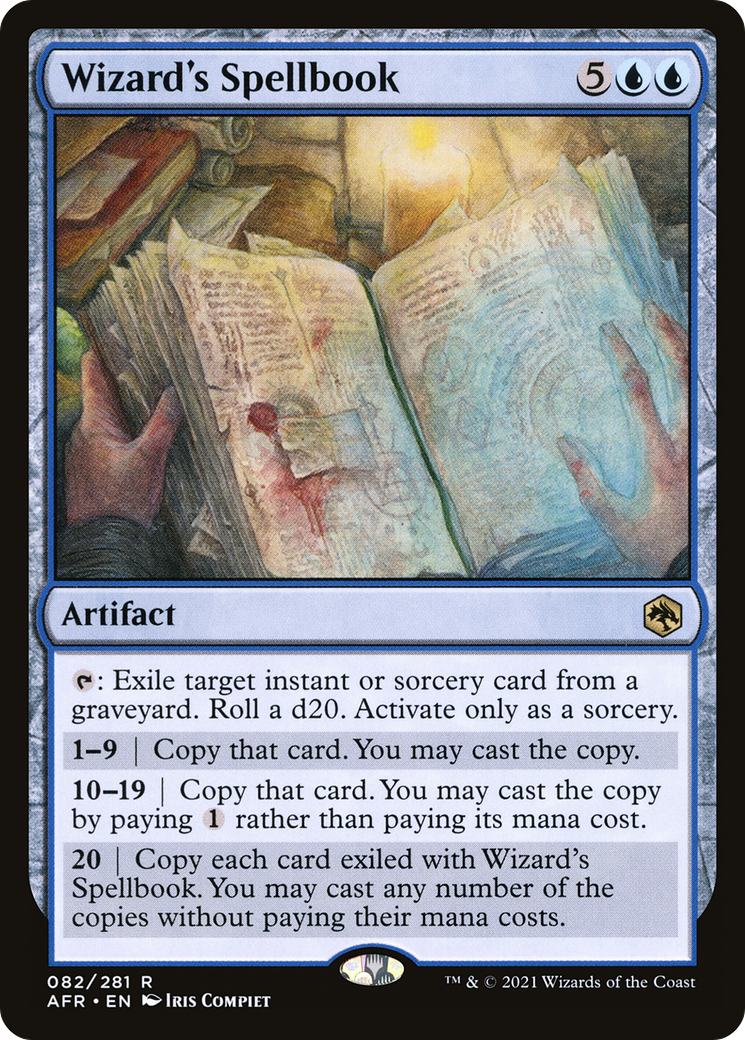 {R} Wizard's Spellbook [Dungeons & Dragons: Adventures in the Forgotten Realms][AFR 082]