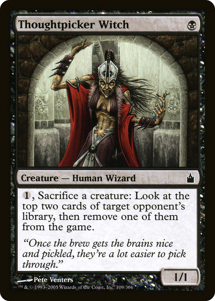 {C} Thoughtpicker Witch [Ravnica: City of Guilds][RAV 109]
