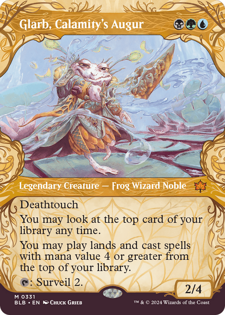 {@R} Glarb, Calamity's Augur (Showcase) [Bloomburrow][BLB 331]