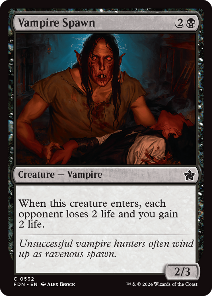 {@C} Vampire Spawn [Foundations][FDN 532]