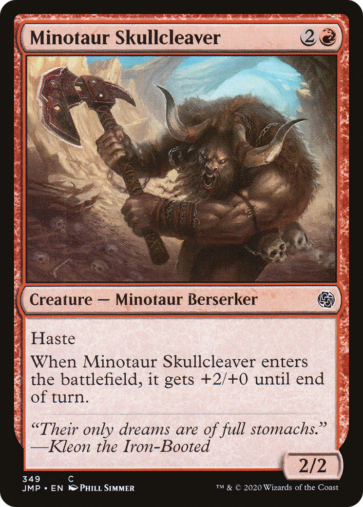 {C} Minotaur Skullcleaver [Jumpstart][JMP 349]