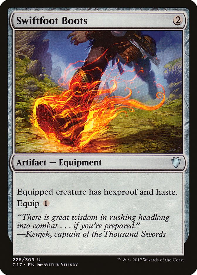 {C} Swiftfoot Boots [Commander 2017][C17 226]