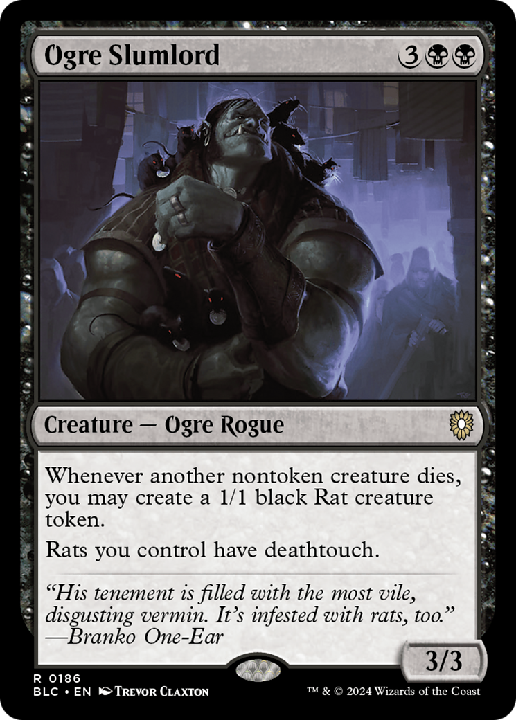 {R} Ogre Slumlord [Bloomburrow Commander][BLC 186]