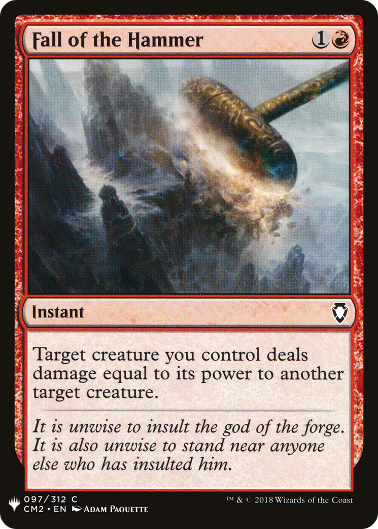 {C} Fall of the Hammer [Mystery Booster][LS CM2 097]