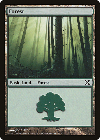 {B}[10E 381] Forest (381) [Tenth Edition]