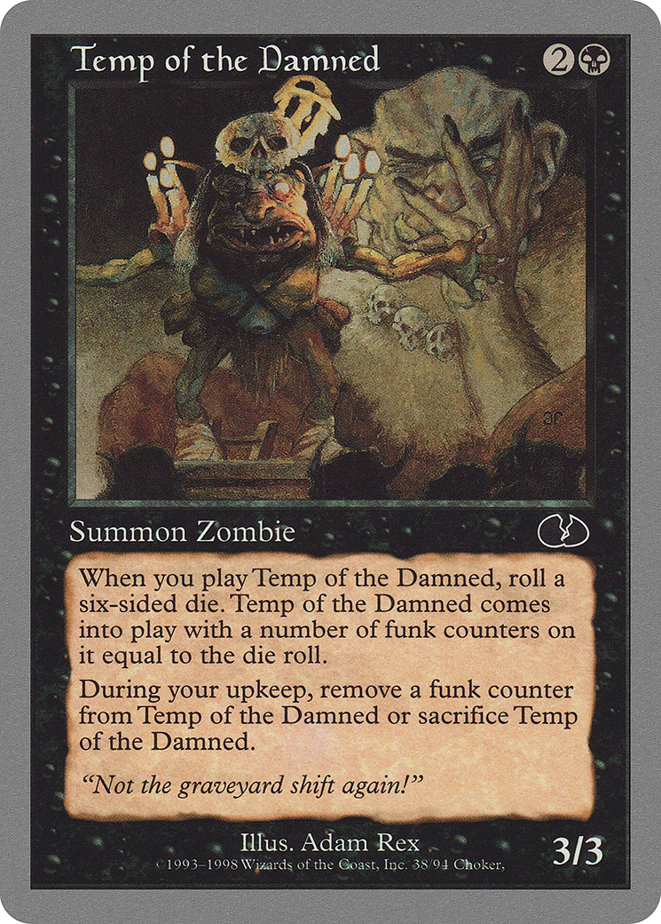 {C} Temp of the Damned [Unglued][UGL 038]